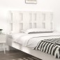 Testiera per Letto Bianca 140,5x4x100 cm Legno Massello di Pino Testiera per Letto Bianca 140,5x4x100 cm Legno Massello di Pino