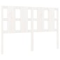 Testiera per Letto Bianca 140,5x4x100 cm Legno Massello di Pino Testiera per Letto Bianca 140,5x4x100 cm Legno Massello di Pino