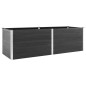 vidaXL Fioriera Rialzata da Giardino 200x50x91 cm in WPC Grigio vidaXL Fioriera Rialzata da Giardino 200x50x91 cm in WPC Grigio