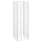 vidaXL Fioriere Rialzate a Gabbione 3 pz 30x30x100 cm in Ferro