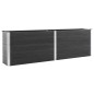 vidaXL Fioriera Rialzata da Giardino 200x100x91 cm in WPC Grigio vidaXL Fioriera Rialzata da Giardino 200x100x91 cm in WPC Grigio