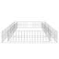 vidaXL Gabbione Letto Rialzato in Acciaio Zincato 200x100x20 cm vidaXL Gabbione Letto Rialzato in Acciaio Zincato 200x100x20 cm