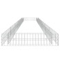 vidaXL Gabbione Letto Rialzato in Acciaio Zincato 600x100x20 cm vidaXL Gabbione Letto Rialzato in Acciaio Zincato 600x100x20 cm