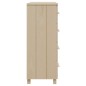 vidaXL Credenza HAMAR ambra 79x40x103,5 cm in Legno Massello di Pino vidaXL Credenza HAMAR ambra 79x40x103,5 cm in Legno Massello di Pino