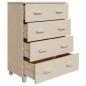 vidaXL Credenza HAMAR ambra 79x40x103,5 cm in Legno Massello di Pino vidaXL Credenza HAMAR ambra 79x40x103,5 cm in Legno Massello di Pino