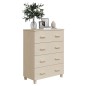 vidaXL Credenza HAMAR ambra 79x40x103,5 cm in Legno Massello di Pino vidaXL Credenza HAMAR ambra 79x40x103,5 cm in Legno Massello di Pino