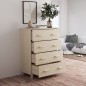 vidaXL Credenza HAMAR ambra 79x40x103,5 cm in Legno Massello di Pino vidaXL Credenza HAMAR ambra 79x40x103,5 cm in Legno Massello di Pino