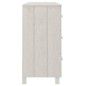 vidaXL Credenza HAMAR Bianca 113x40x80 cm in Legno Massello di Pino vidaXL Credenza HAMAR Bianca 113x40x80 cm in Legno Massello di Pino