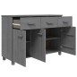 vidaXL Credenza Grigio Scuro 113x40x80 cm in Legno Massello di Pino vidaXL Credenza Grigio Scuro 113x40x80 cm in Legno Massello di Pino