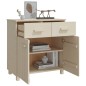 vidaXL Credenza HAMAR Miele 79x40x80 cm in Legno Massello di Pino vidaXL Credenza HAMAR Miele 79x40x80 cm in Legno Massello di Pino