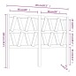 vidaXL Testiera per Letto ambra 146x4x100 cm in Legno Massello di Pino vidaXL Testiera per Letto ambra 146x4x100 cm in Legno Massello di Pino