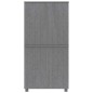 vidaXL Armadio HAMAR Grigio Scuro 89x50x180 cm Legno Massello di Pino vidaXL Armadio HAMAR Grigio Scuro 89x50x180 cm Legno Massello di Pino