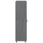 vidaXL Armadio HAMAR Grigio Scuro 89x50x180 cm Legno Massello di Pino vidaXL Armadio HAMAR Grigio Scuro 89x50x180 cm Legno Massello di Pino