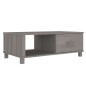 vidaXL Tavolino Grigio Chiaro 100x55x35 cm in Legno Massello di Pino vidaXL Tavolino Grigio Chiaro 100x55x35 cm in Legno Massello di Pino