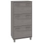 vidaXL Scarpiera HAMAR Grigio Chiaro 59,5x35x117 cm in Legno di Pino vidaXL Scarpiera HAMAR Grigio Chiaro 59,5x35x117 cm in Legno di Pino