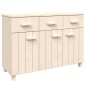vidaXL Credenza HAMAR Miele 113x40x80 cm in Legno Massello di Pino vidaXL Credenza HAMAR Miele 113x40x80 cm in Legno Massello di Pino