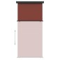 Tendalino Laterale per Balcone 117x250 cm Marrone Tendalino Laterale per Balcone 117x250 cm Marrone