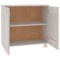 vidaXL Credenza HAMAR Bianca 85x35x80 cm in Legno Massello di Pino vidaXL Credenza HAMAR Bianca 85x35x80 cm in Legno Massello di Pino