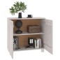 vidaXL Credenza HAMAR Bianca 85x35x80 cm in Legno Massello di Pino vidaXL Credenza HAMAR Bianca 85x35x80 cm in Legno Massello di Pino