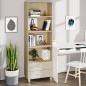 vidaXL Credenza HAMAR Miele 60x35x180 cm in Legno Massello di Pino vidaXL Credenza HAMAR Miele 60x35x180 cm in Legno Massello di Pino