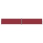 vidaXL Tenda da Sole Laterale Retrattile Rossa 180x1200 cm vidaXL Tenda da Sole Laterale Retrattile Rossa 180x1200 cm