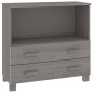vidaXL Credenza HAMAR Grigio Chiaro 85x35x80 cm Legno Massello di Pino vidaXL Credenza HAMAR Grigio Chiaro 85x35x80 cm Legno Massello di Pino