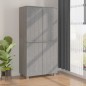 vidaXL Armadio HAMAR Grigio Chiaro 89x50x180 cm Legno Massello di Pino vidaXL Armadio HAMAR Grigio Chiaro 89x50x180 cm Legno Massello di Pino