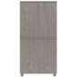vidaXL Armadio HAMAR Grigio Chiaro 89x50x180 cm Legno Massello di Pino vidaXL Armadio HAMAR Grigio Chiaro 89x50x180 cm Legno Massello di Pino