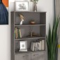 vidaXL Piano Credenza HAMAR Grigio Chiaro 85x35x100 cm Legno di Pino vidaXL Piano Credenza HAMAR Grigio Chiaro 85x35x100 cm Legno di Pino