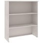 vidaXL Piano Credenza HAMAR Bianco 85x35x100 cm Legno Massello di Pino vidaXL Piano Credenza HAMAR Bianco 85x35x100 cm Legno Massello di Pino