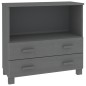 vidaXL Credenza HAMAR Grigio Scuro 85x35x80 cm Legno Massello di Pino vidaXL Credenza HAMAR Grigio Scuro 85x35x80 cm Legno Massello di Pino