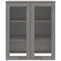 vidaXL Scaffale per Credenza Grigio Chiaro 85x35x100 cm Legno di Pino vidaXL Scaffale per Credenza Grigio Chiaro 85x35x100 cm Legno di Pino