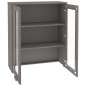 vidaXL Scaffale per Credenza Grigio Chiaro 85x35x100 cm Legno di Pino vidaXL Scaffale per Credenza Grigio Chiaro 85x35x100 cm Legno di Pino