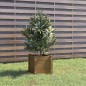 vidaXL Fioriera da Giardino Miele 31x31x31 cm Legno Massello di Pino vidaXL Fioriera da Giardino Miele 31x31x31 cm Legno Massello di Pino