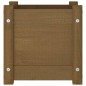 vidaXL Fioriera da Giardino Miele 31x31x31 cm Legno Massello di Pino vidaXL Fioriera da Giardino Miele 31x31x31 cm Legno Massello di Pino