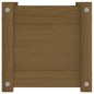 vidaXL Fioriera da Giardino Miele 31x31x31 cm Legno Massello di Pino vidaXL Fioriera da Giardino Miele 31x31x31 cm Legno Massello di Pino