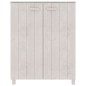vidaXL Scarpiera HAMAR Bianca 85x40x108 cm in Legno Massello di Pino vidaXL Scarpiera HAMAR Bianca 85x40x108 cm in Legno Massello di Pino