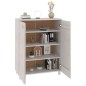 vidaXL Scarpiera HAMAR Bianca 85x40x108 cm in Legno Massello di Pino vidaXL Scarpiera HAMAR Bianca 85x40x108 cm in Legno Massello di Pino