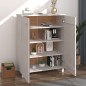 vidaXL Scarpiera HAMAR Bianca 85x40x108 cm in Legno Massello di Pino vidaXL Scarpiera HAMAR Bianca 85x40x108 cm in Legno Massello di Pino