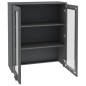 vidaXL Scaffale Superiore per Credenza Grigio Scuro 85x35x100 cm Pino vidaXL Scaffale Superiore per Credenza Grigio Scuro 85x35x100 cm Pino