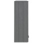 vidaXL Scaffale Superiore per Credenza Grigio Scuro 85x35x100 cm Pino vidaXL Scaffale Superiore per Credenza Grigio Scuro 85x35x100 cm Pino