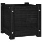 vidaXL Fioriera da Giardino Nera 31x31x31 cm Legno Massello di Pino