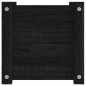 vidaXL Fioriera da Giardino Nera 31x31x31 cm Legno Massello di Pino