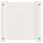 vidaXL Fioriere da Giardino 2 pz Bianche 31x31x31 cm Massello di Pino vidaXL Fioriere da Giardino 2 pz Bianche 31x31x31 cm Massello di Pino