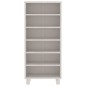 vidaXL Mobile CD HAMAR Bianco 45x18x100 cm in Legno Massello di Pino vidaXL Mobile CD HAMAR Bianco 45x18x100 cm in Legno Massello di Pino