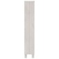 vidaXL Mobile CD HAMAR Bianco 45x18x100 cm in Legno Massello di Pino vidaXL Mobile CD HAMAR Bianco 45x18x100 cm in Legno Massello di Pino