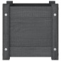 vidaXL Fioriere da Giardino 2 pz Grigie 31x31x31 cm in Legno di Pino vidaXL Fioriere da Giardino 2 pz Grigie 31x31x31 cm in Legno di Pino