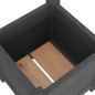 vidaXL Fioriere da Giardino 2 pz Grigie 31x31x31 cm in Legno di Pino vidaXL Fioriere da Giardino 2 pz Grigie 31x31x31 cm in Legno di Pino