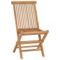 vidaXL Set da Pranzo Pieghevole per Esterni 5pz Legno Massello di Teak vidaXL Set da Pranzo Pieghevole per Esterni 5pz Legno Massello di Teak