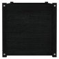 vidaXL Fioriere da Giardino 2 pz Nere 100x50x50 cm in Massello di Pino vidaXL Fioriere da Giardino 2 pz Nere 100x50x50 cm in Massello di Pino